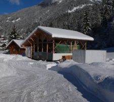 Neige en janvier 2021 à la Bistorte : c'est bien aussi avec le soleil !
