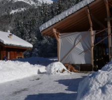 Neige en janvier 2021 à la Bistorte : c'est bien aussi avec le soleil !