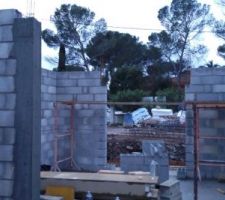 El&eacute;vation des murs: 20/01/21