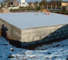 Le vide sanitaire sous la neige (tr&egrave;s po&eacute;tique tout &ccedil;a ^^)