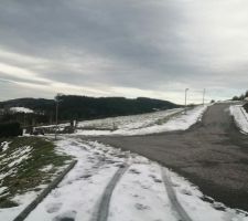 Mon terrain vu de loin.