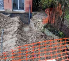 Tranchée pour fourreau électricité