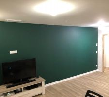 Mise en place des plinthes PVC