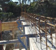 Elevation des murs 24/01/21  sous le soleil du var