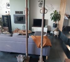 Etais dans le salon