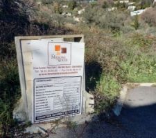 Affichage sur le terrain réalisé le 23/01/2021