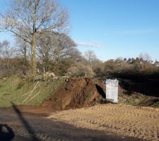 25 janvier 2021, la pr&eacute;paration de l'entr&eacute;e par la mairie.