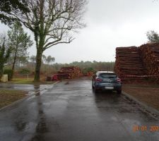 Entrée du futur lotissement