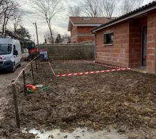 Massif de stockage des eaux pluviales