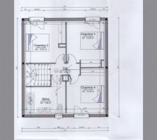 Etage deux chambres et un bureau