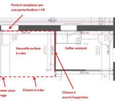 Projet extension cellier