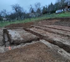 Pr&eacute;paration pour coulage semelles filantes