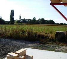 Vue depuis le terrain