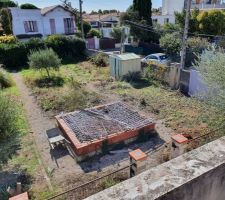 Terrain en cours de d&eacute;frichage