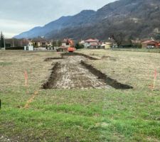 Une des allées principales du lotissement