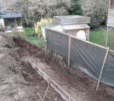 Pr&eacute;paration mur de sout&egrave;nement