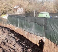 Pr&eacute;paration mur de sout&egrave;nement