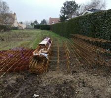 La déraille à été déposée aujourd'hui, normalement les travaux commencent demain ?. En espérant qu'il ne fasse pas trop froid?.