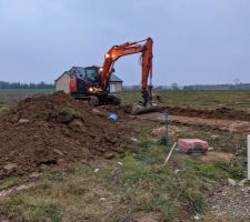 Création de l'accès chantier