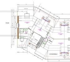 Plan du 1er étage - Forme en S - La terrasse sera accessible