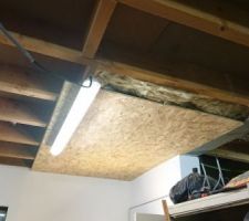 Isolation plafond atelier / Plancher chambre