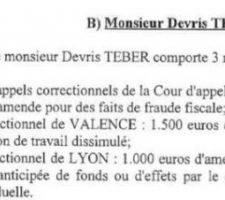 Le casier d'un PDG humain