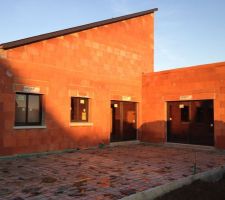 R&eacute;alisation de la terrasse et enfouissement de tous les d&eacute;chets