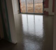 Coulage chape liquide sur plancher chauffant