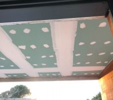 Jointage plafond terrasse