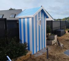 Cabine de plage pour donner une ambiance bord de mer