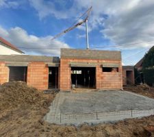 Arrière avec la terrasse