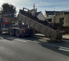 Evacuation des terres excédentaires