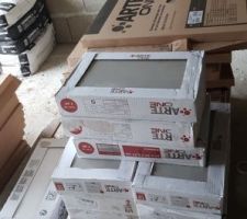 L'arrivée du carrelage