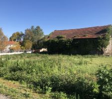 Vue du terrain depuis le Sud Ouest.