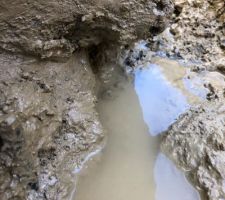 Angle SE mur vide sanitaire ne repose pas sur la semelle