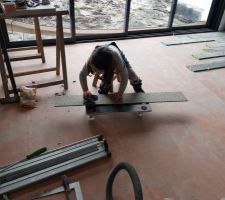 Pr&eacute;paration de la pose du receveur de douche