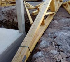 Livraison de la charpente