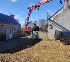 Fin f&eacute;vrier - Dalle coul&eacute;e