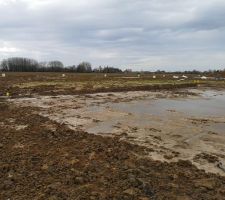 Pointage des 4 coins de la maison