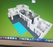 3D faite avec "Home design 3D"