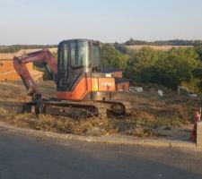Debut du terrassement