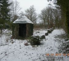 Pigeonnier &agrave; abattre et arbres &agrave; abattre et dessouchage &agrave; faire