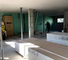 Panneaux hydrofuges sur toute la mitoyennet&eacute;