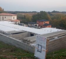 Préparation de la dalle 
Mise en ordre faite