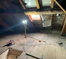 Nettoyage des combles