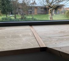 Habillage chene appuis de fenêtre