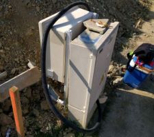 Installation du coompteur de chantier