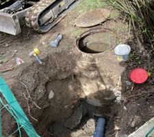 Piquage sur collecteur eau us&eacute; chez le voisin