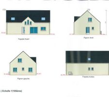 Plan des façades