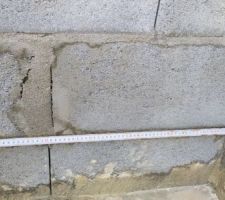 D&eacute;calage des parpaings